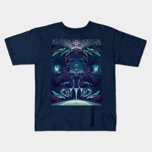 Antithetical - Visionary Art - Fractal Painting - Manafold Art Kids T-Shirt